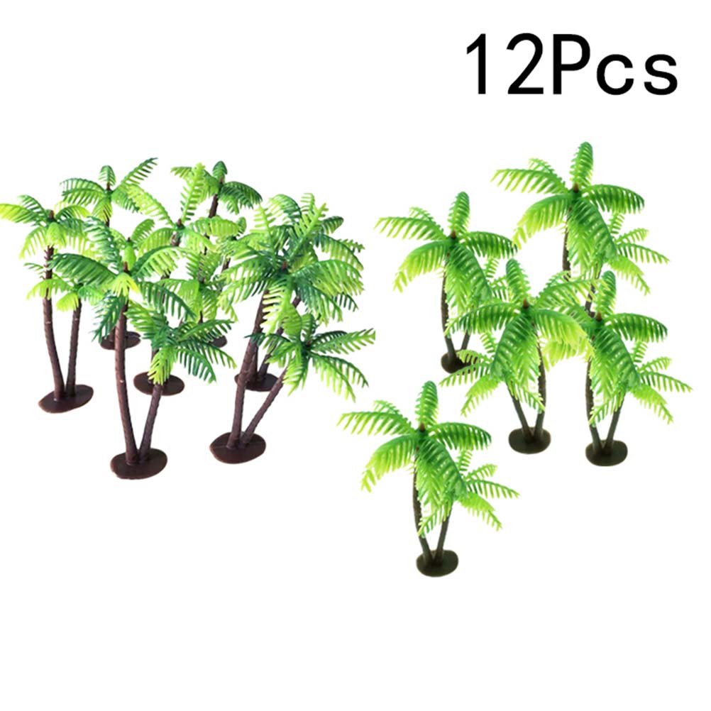 Planted Aquarium Models - Mini palmiers artificiels décoratifs pour aquarium,