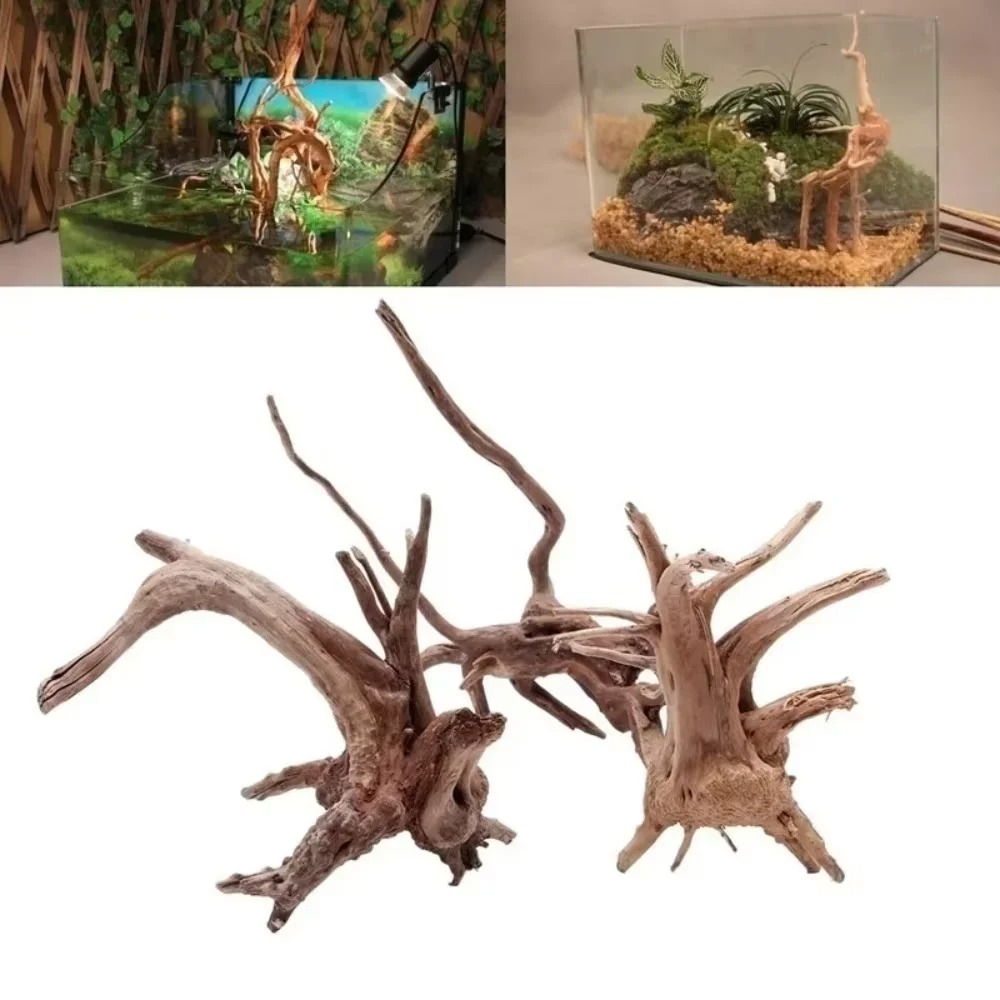 Aquarium Planted Wood - Décoration d'aquarium en bois flotté naturel