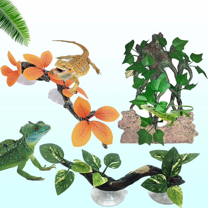 Aquarium Plant Vine - Petite plante décorative en résine pour