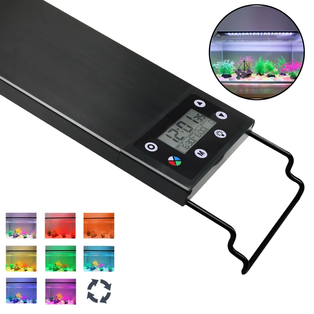 Aquarium Plant Display - Lumière LED d'aquarium étanche IP68, éclairage