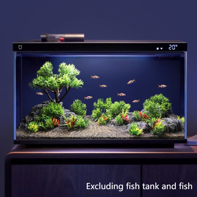 Planted Aquarium With Rocks - Décoration d'aquarium : Roche artificielle en
