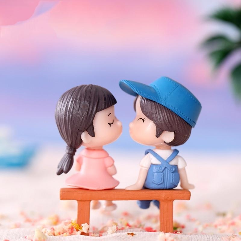 Planted Aquarium Models - 54DA Miniature Couple modèle Statue Aquarium