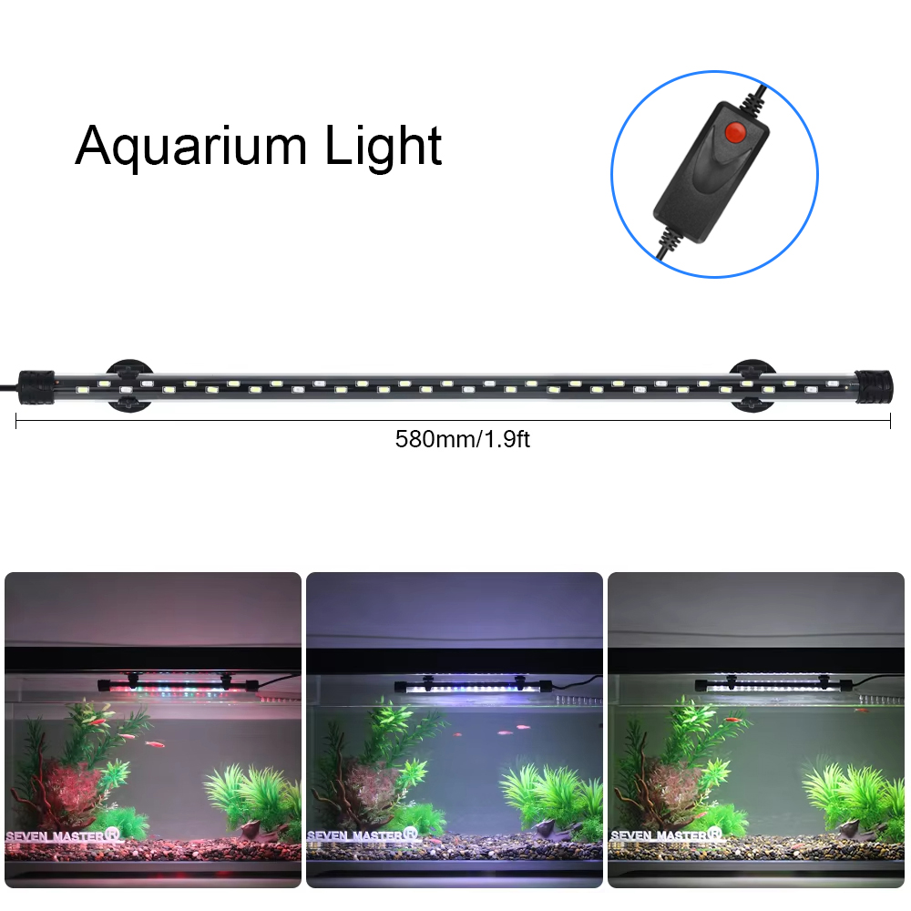 Aquarium Plant Display - Lampe LED imperméable pour la croissance