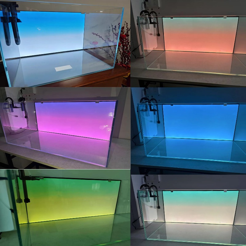 Aquarium Planted Background - Panneau lumineux LED pour aquarium, éclairage