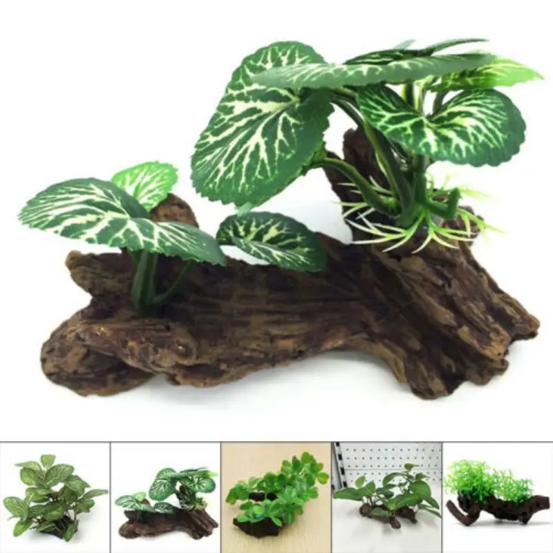 Tronc d'arbre à tortue artific - Aquarium Planted Wood avis et prix