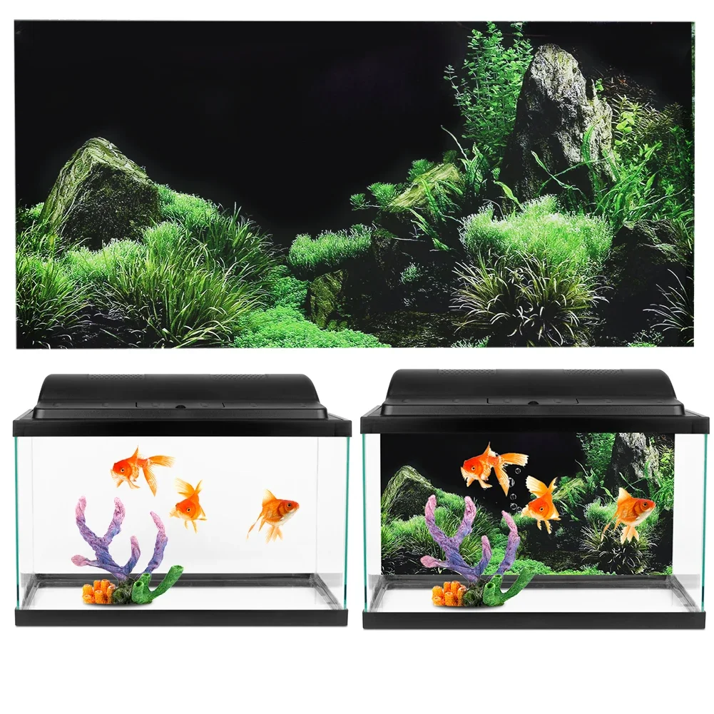 Autocollant de fond 3D pour aq - Aquarium Planted Background avis et prix
