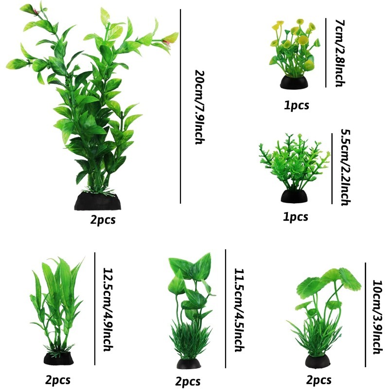 Lot de 10 plantes artificielle - Aquarium Plant Vine avis et prix