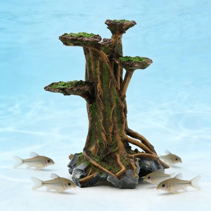 Décoration d'aquarium en résin - Aquarium Planted Wood avis et prix