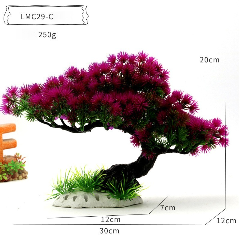 Plantes aquatiques en plastiqu - Planted Aquarium With Rocks avis et prix