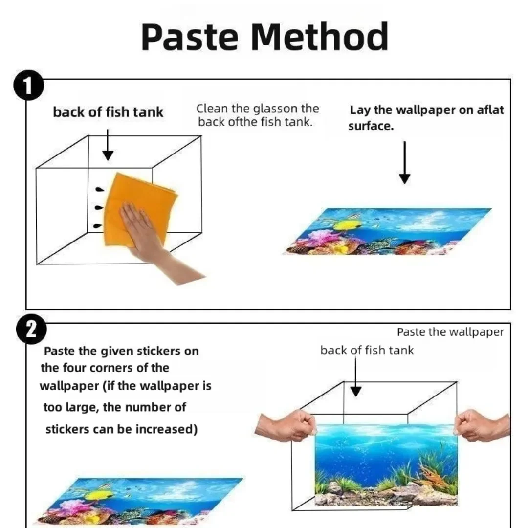 Autocollant 3D de Fond d'Aquar - Aquarium Planted Background avis et prix
