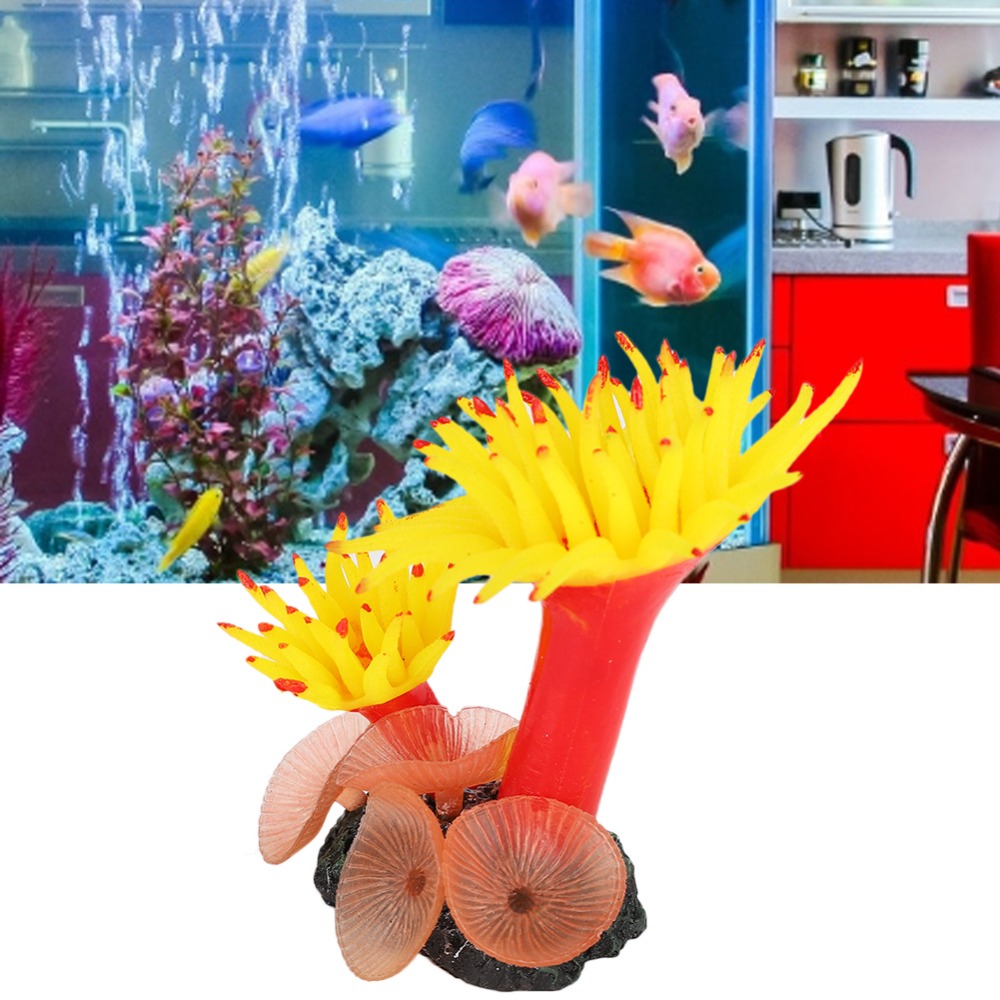 Plante artificielle aux couleu - Aquarium Planted Background avis et prix