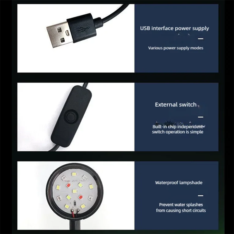 Lampe à clip USB LED pour aqua - Aquarium Plant Display avis et prix