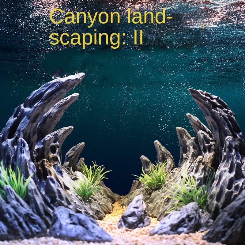 Pierre de simulation précieuse - Planted Aquarium With Rocks avis et prix