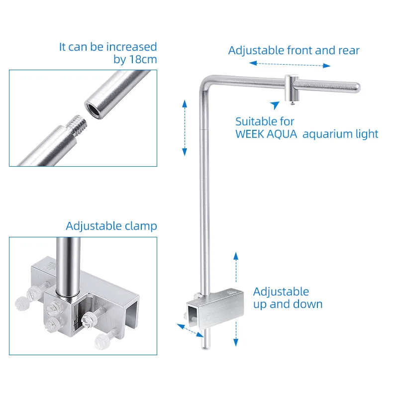 Semaine Aqua support de lumièr - Aquarium Plant Display avis et prix